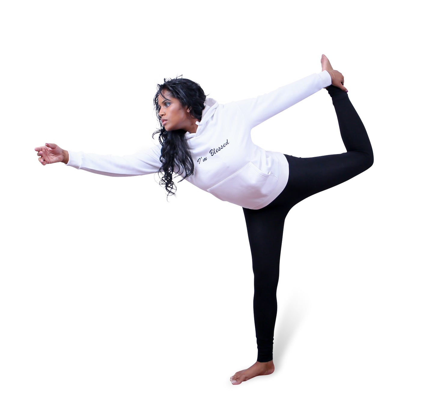 Long Sleeve Hoodie | I Am Blessed Hoodie | Red Hoodie | Thalie Bouteek