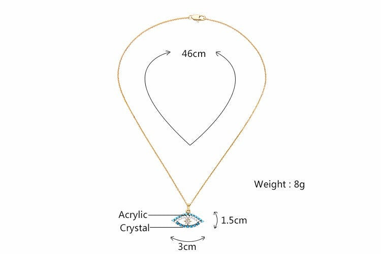 All eyes on yah necklace